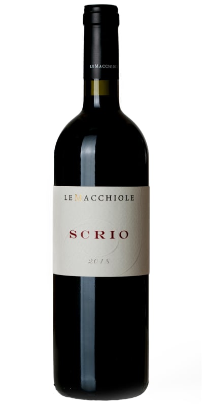 Le Macchiole Scrio 2018 Front Bottle Shot