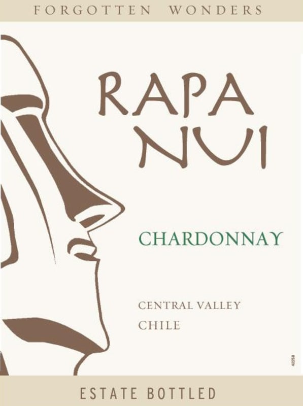 Rapa Nui Chardonnay 2014 Front Label
