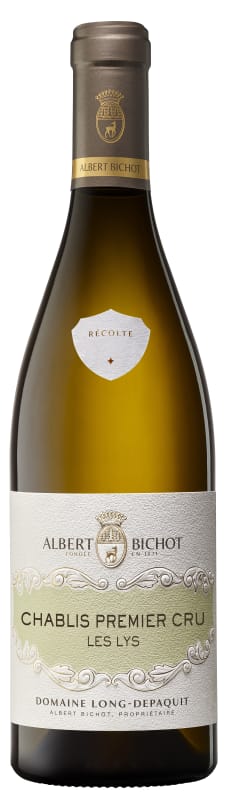 Albert Bichot Chablis Les Lys Premier Cru Domaine Long-Depaquit 2021 Front Bottle Shot