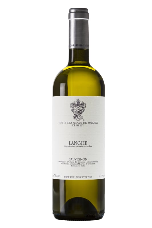 Marchesi di Gresy Langhe Sauvignon 2019 Front Bottle Shot