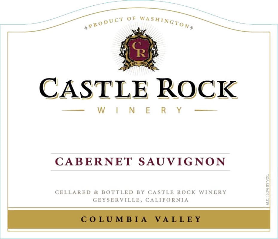 Castle Rock Columbia Valley Cabernet Sauvignon 2017 Front Label