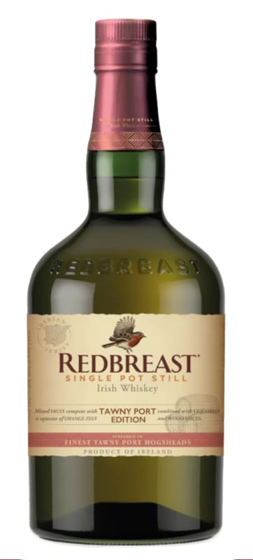 Redbreast Tawny Port Finish Single Pot Whiskey Front Bottle Shot
