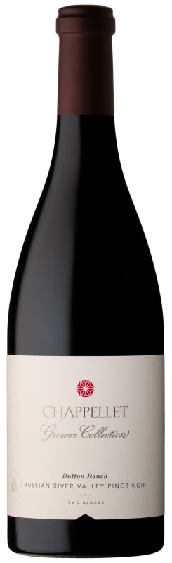 Chappellet Grower Collection Dutton Ranch Pinot Noir 2018 Front Bottle Shot