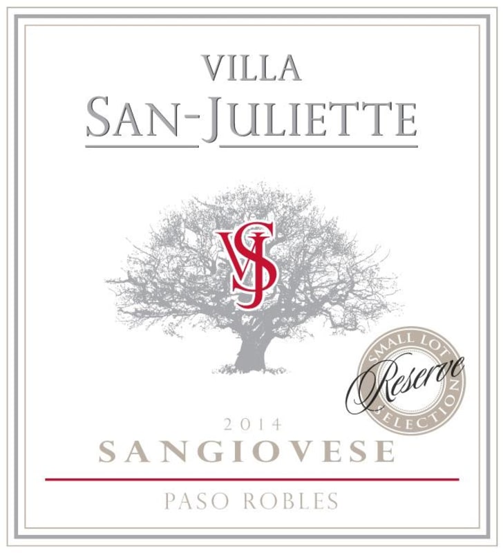 Villa San-Juliette 2014 Front Label