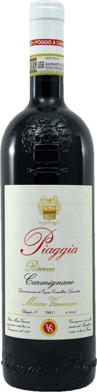 Piaggia Carmignano Riserva 2021 Front Bottle Shot