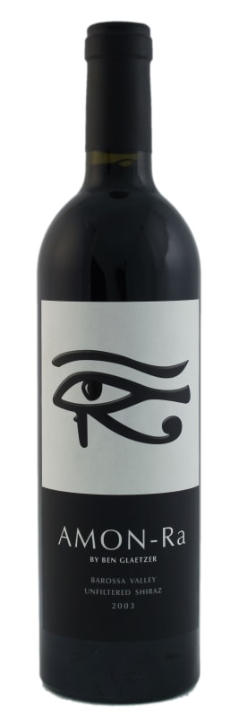 Glaetzer Amon-Ra Shiraz 2003 Front Bottle Shot