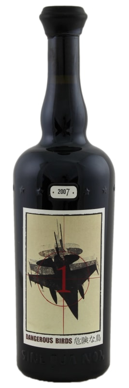 Sine Qua Non Dangerous Birds Grenache 2007 Front Bottle Shot