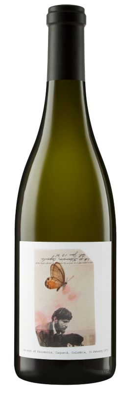 Eric Kent Sonoma Coast 1 KM West Chardonnay 2022 Front Bottle Shot