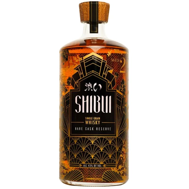 Shibui 23 Year Rare Cask Reserve Single Grain Japanese Whisky Front Bottle Shot
