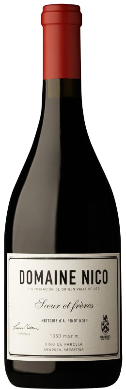 Domaine Nico Histoire d'A Pinot Noir 2018 Front Bottle Shot