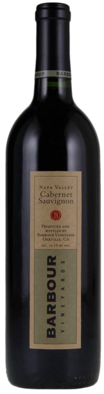 Barbour Cabernet Sauvignon 2002 Front Bottle Shot