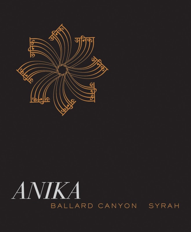 Parr Selection Anika Syrah 2014 Front Label