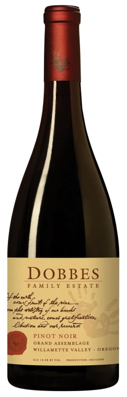 Dobbes Family Winery Grand Assemblage Pinot Noir 2015 Front Bottle Shot