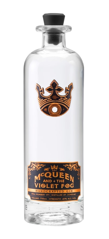 McQueen and the Violet Fog Gin Front Bottle Shot