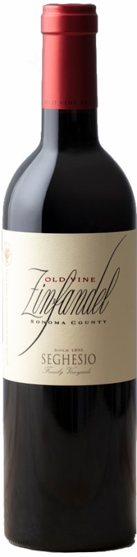 Seghesio Old Vine Zinfandel 2018 Front Bottle Shot