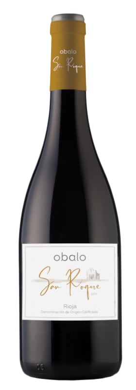 Bodegas Obalo San Roque Tempranillo 2019 Front Bottle Shot