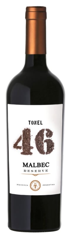 Bodega Toneles Tonel 46 Reserva Malbec 2021 Front Bottle Shot