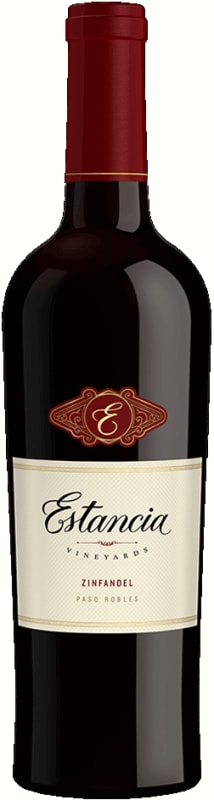 Estancia Paso Robles Zinfandel 2016 Front Bottle Shot