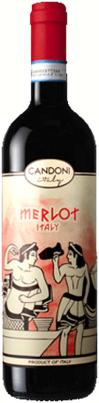 Candoni Merlot 2015 Front Bottle Shot