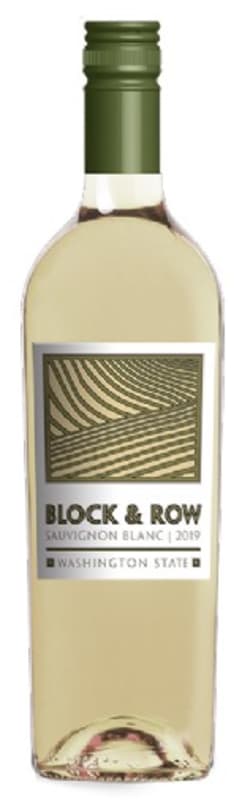 Block & Row Sauvignon Blanc 2019 Front Bottle Shot