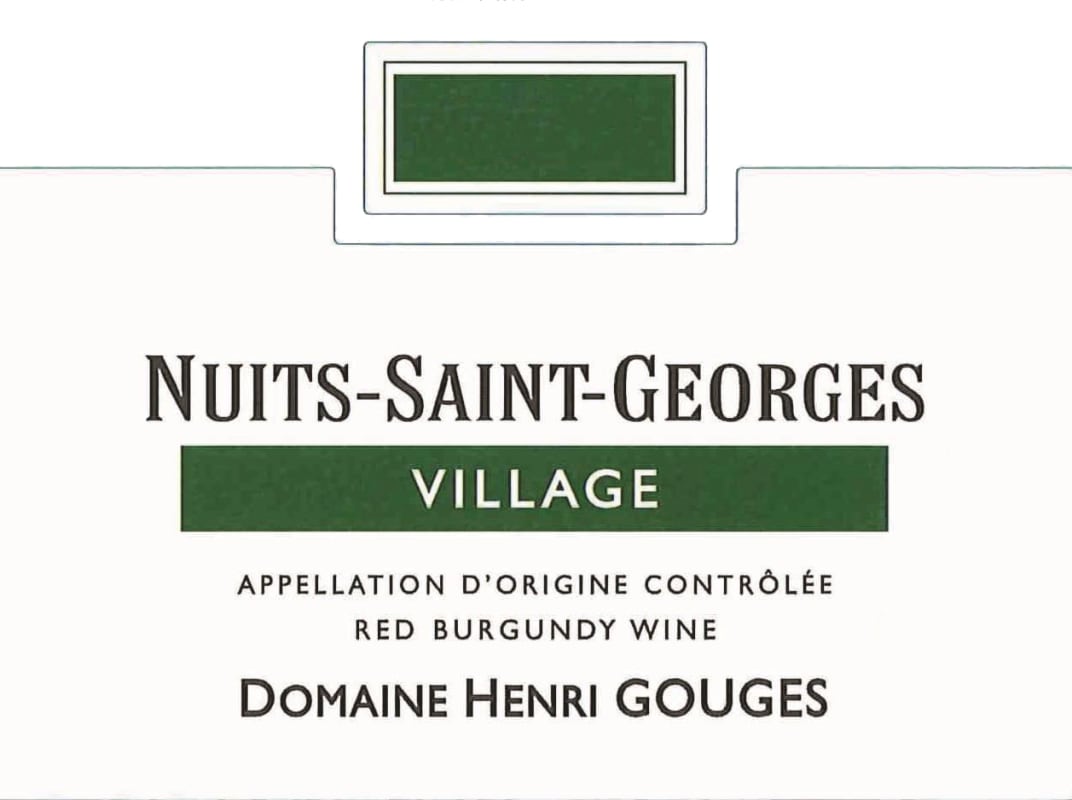 Domaine Henri Gouges Nuits-Saint-Georges (375ML half-bottle) 2024 Front Label