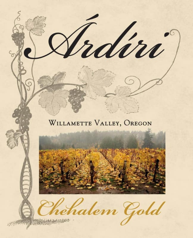 Ardiri Winery and Vineyards Chehalem Gold White 2015 Front Label