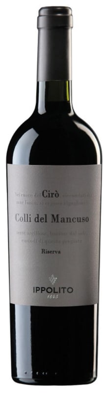 Ippolito 1845 Ciro Classico Superiore Riserva Colli del Mancuso 2020 Front Bottle Shot