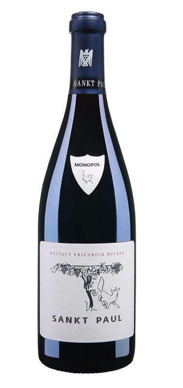 Friedrich Becker Sankt Paul Pinot Noir Grosses Gewachs 2015 Front Bottle Shot
