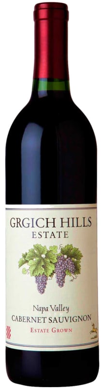 Grgich Hills Estate Cabernet Sauvignon 2015 Front Bottle Shot