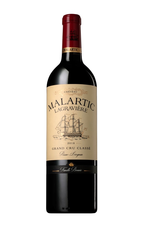 Chateau Malartic-Lagraviere 2018 Front Bottle Shot