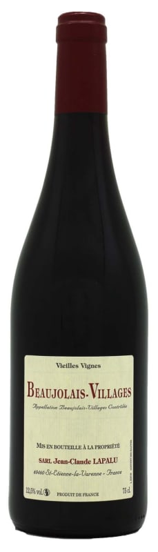 Domaine Jean-Claude Lapalu Beaujolais-Villages Vieilles Vignes 2019 Front Bottle Shot
