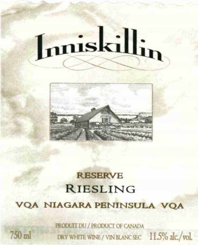 Inniskillin Reserve Riesling 2006 Front Label