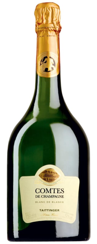 Taittinger Comtes de Champagne Blanc de Blancs 2004 Front Bottle Shot