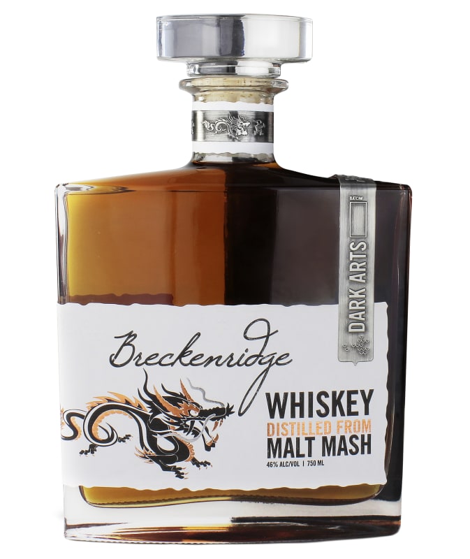 Breckenridge Dark Arts Malt Mash Whiskey Front Bottle Shot