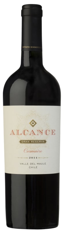 Alcance Gran Reserva Carmenere 2014 Front Bottle Shot