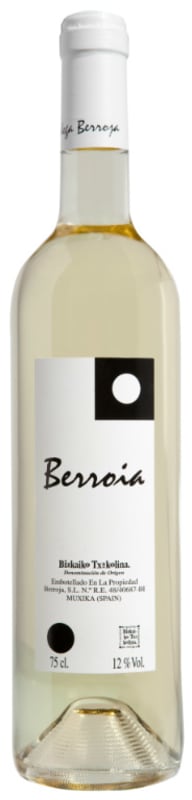 Bodegas Berroja Berroia Txakoli 2016 Front Bottle Shot