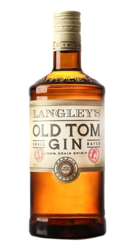 Langley's Old Tom Gin Front Bottle Shot
