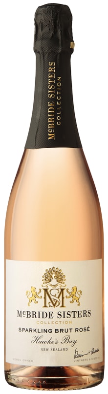 McBride Sisters Brut Rose Front Bottle Shot