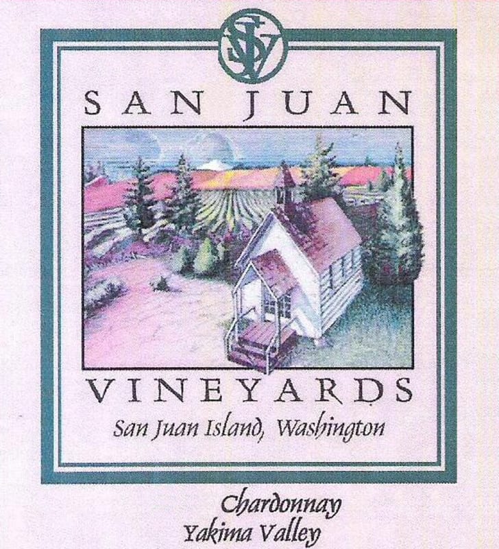 San Juan Vineyards Chardonnay 2008 Front Label