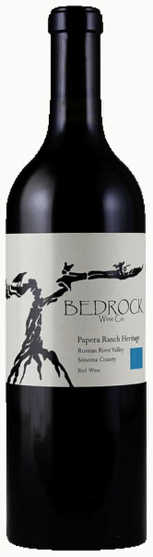 Bedrock Wine Company Papera Ranch Heritage Red 2023 Front Bottle Shot