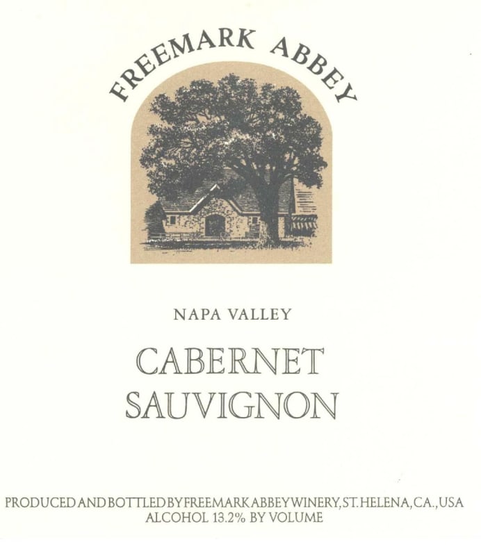 Freemark Abbey Napa Valley Cabernet Sauvignon 1990 Front Label