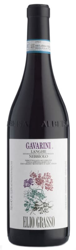 Elio Grasso Langhe Nebbiolo Gavarini 2024 Front Bottle Shot