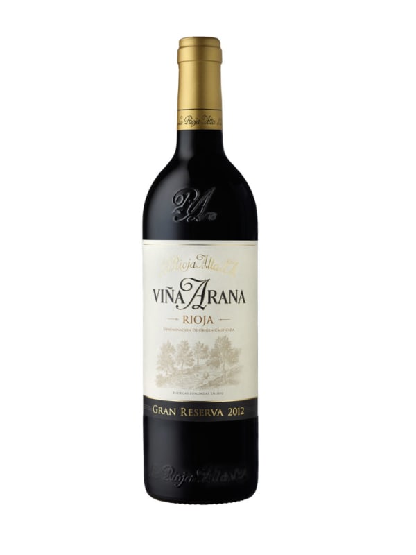 La Rioja Alta Vina Arana Rioja Gran Reserva 2012 Front Bottle Shot