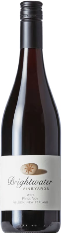 Brightwater Vineyards Pinot Noir 2021 Front Bottle Shot
