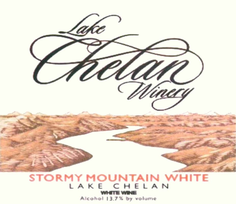 Lake Chelan Winery Stormy Mountain White 2012 Front Label