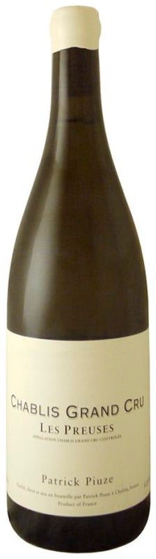 Patrick Piuze Chablis Les Preuses Grand Cru 2017 Front Bottle Shot