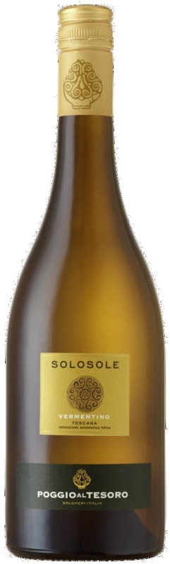 Poggio al Tesoro Solosole Bolgheri Vermentino 2015 Front Bottle Shot