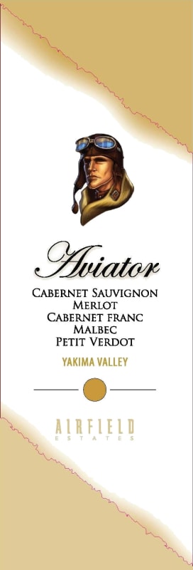 Airfield Estate Aviator Red 2008 Front Label