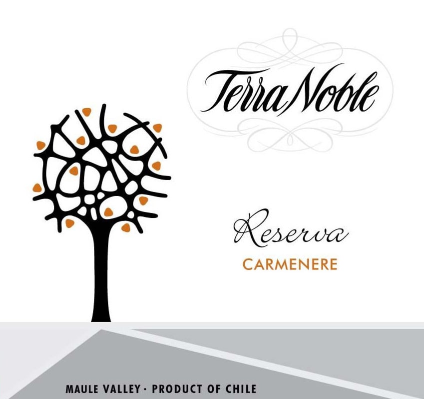 Terra Noble Reserva Carmenere 2014 Front Label