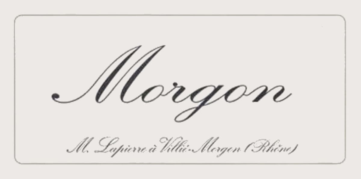 Domaine Lapierre Morgon 2016 Front Label